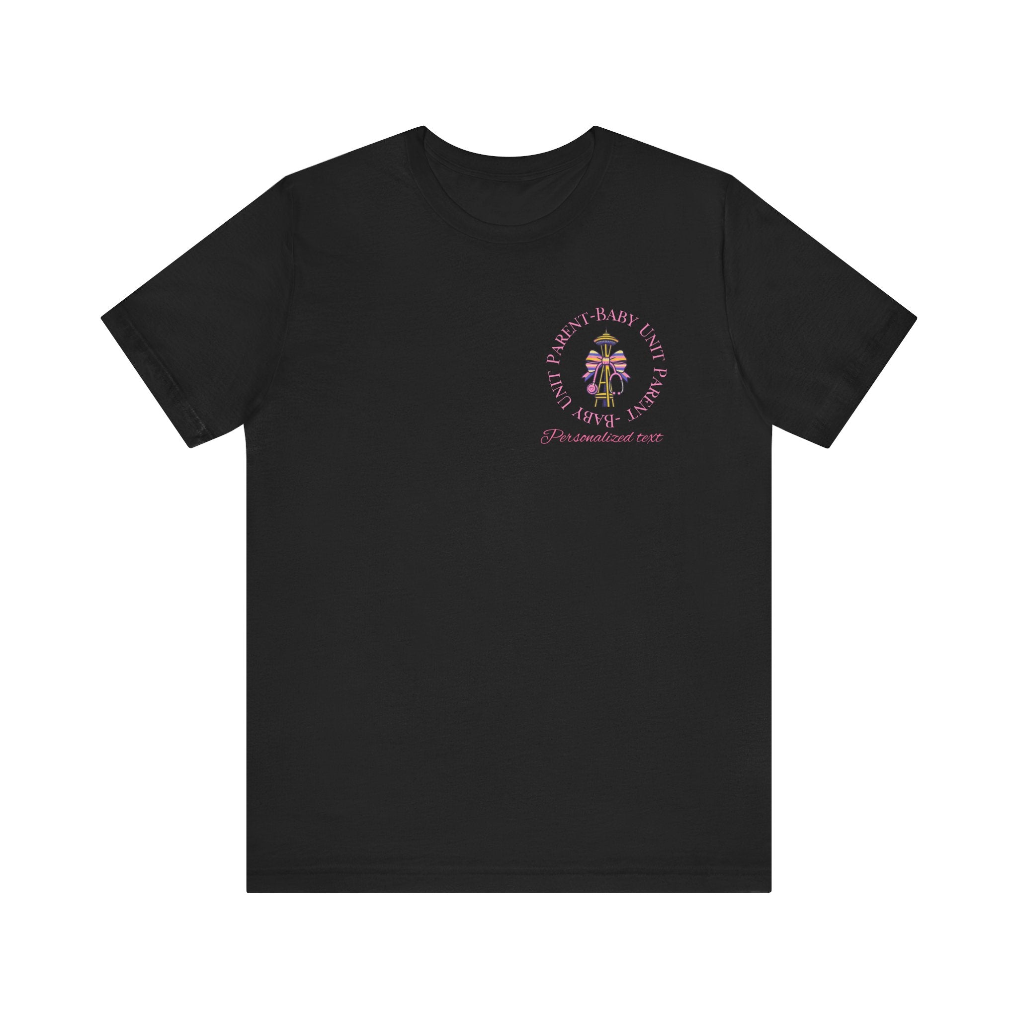 Mother-Baby/Parent-Baby/Postpartum Tee with Space Needle