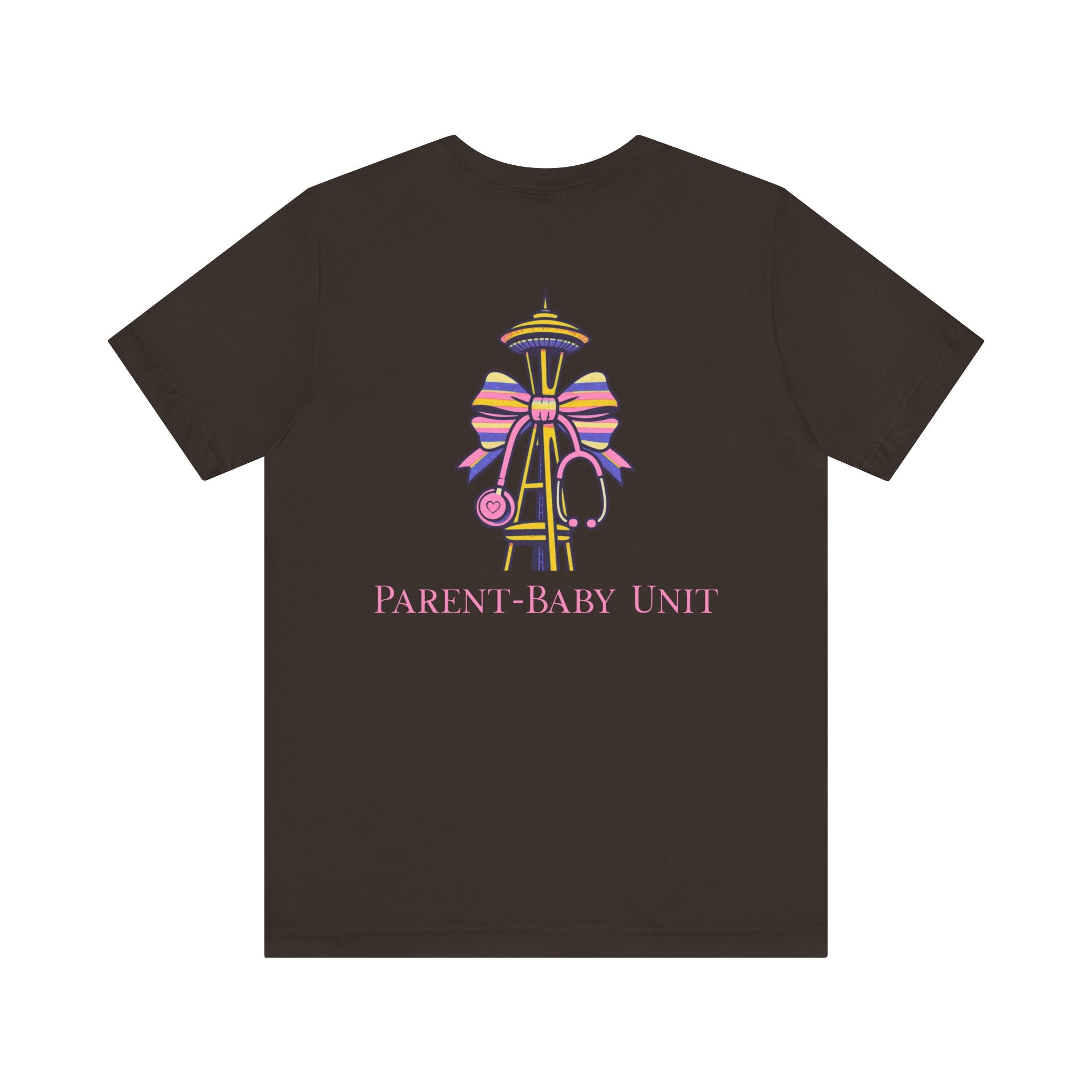 Mother-Baby/Parent-Baby/Postpartum Tee with Space Needle