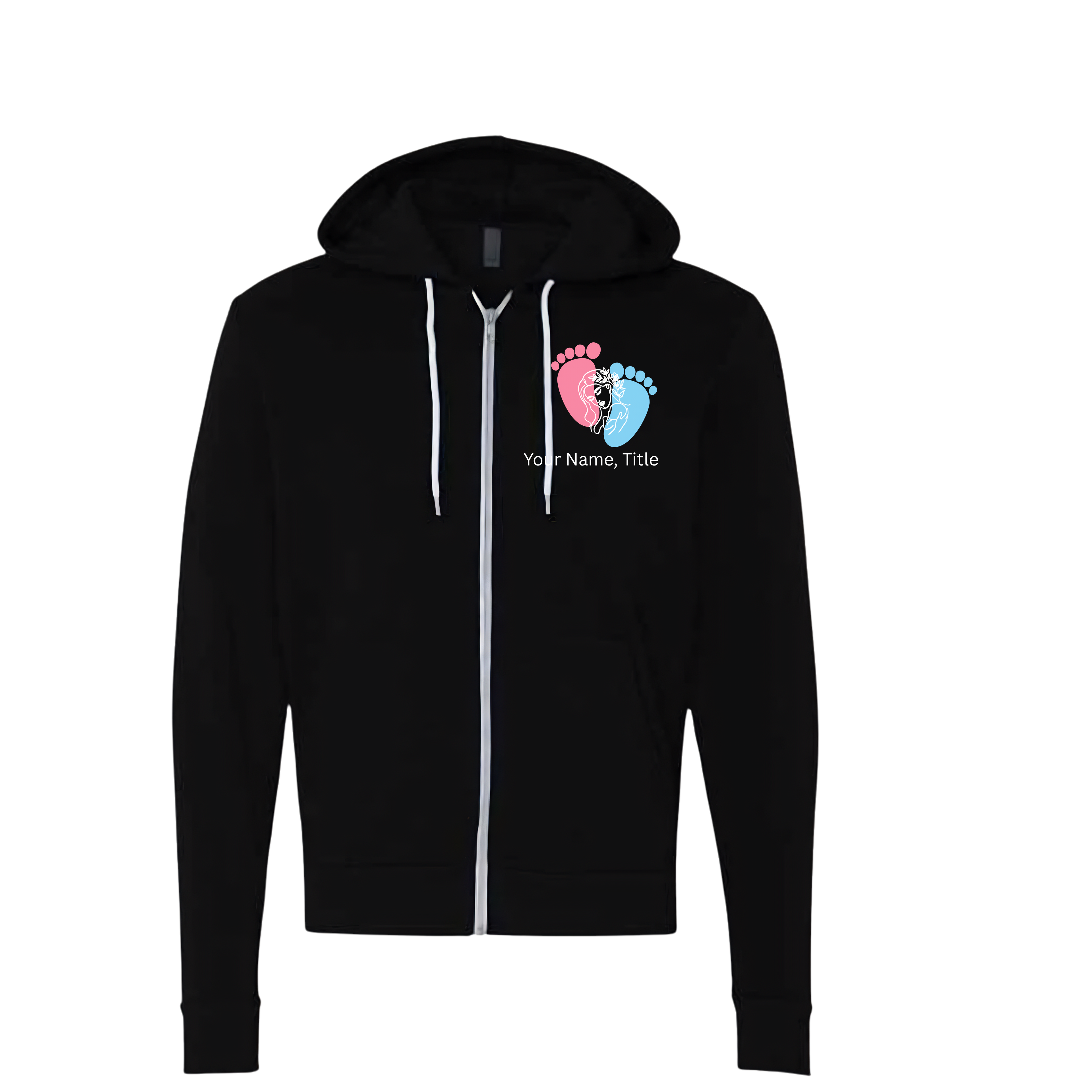 Mother Baby Postpartum Full Zip Hoodie