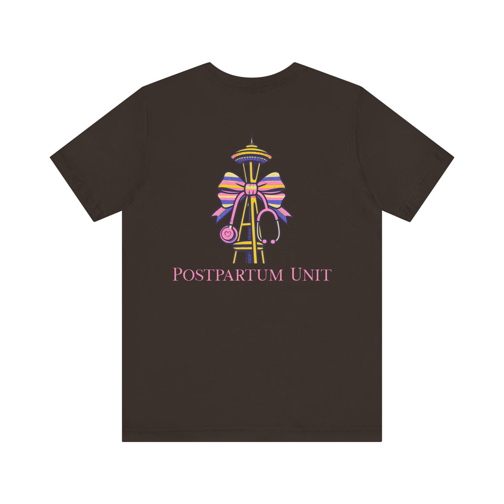 Mother-Baby/Parent-Baby/Postpartum Tee with Space Needle