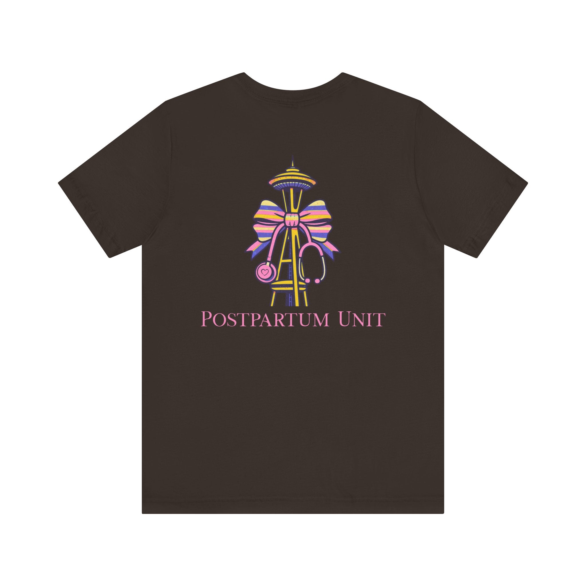 Mother-Baby/Parent-Baby/Postpartum Tee with Space Needle