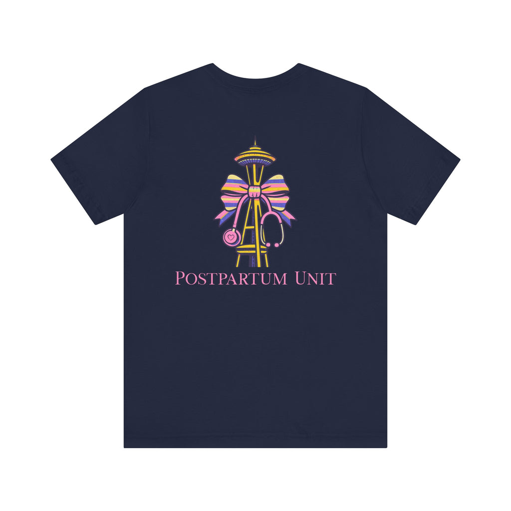 Mother-Baby/Parent-Baby/Postpartum Tee with Space Needle