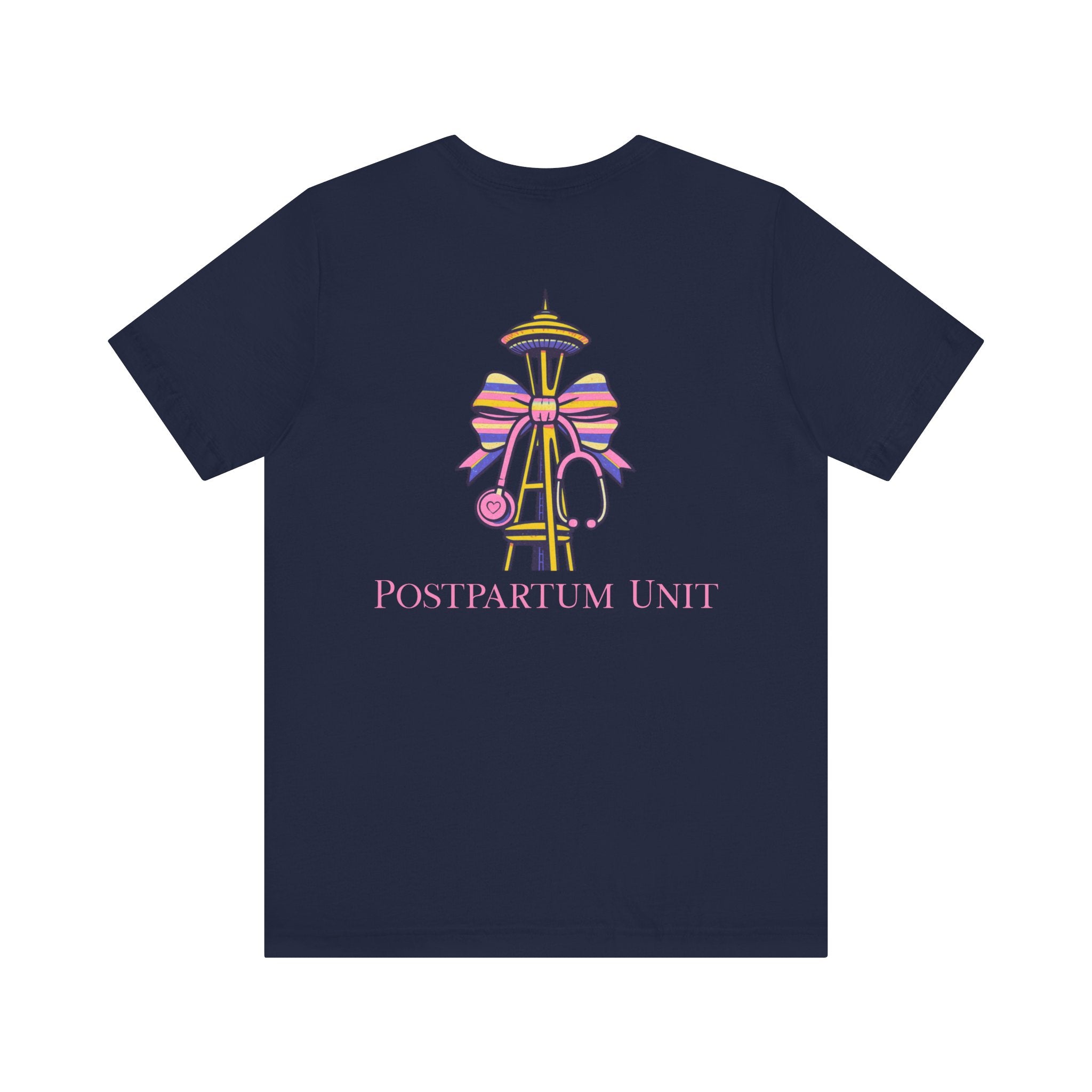 Mother-Baby/Parent-Baby/Postpartum Tee with Space Needle