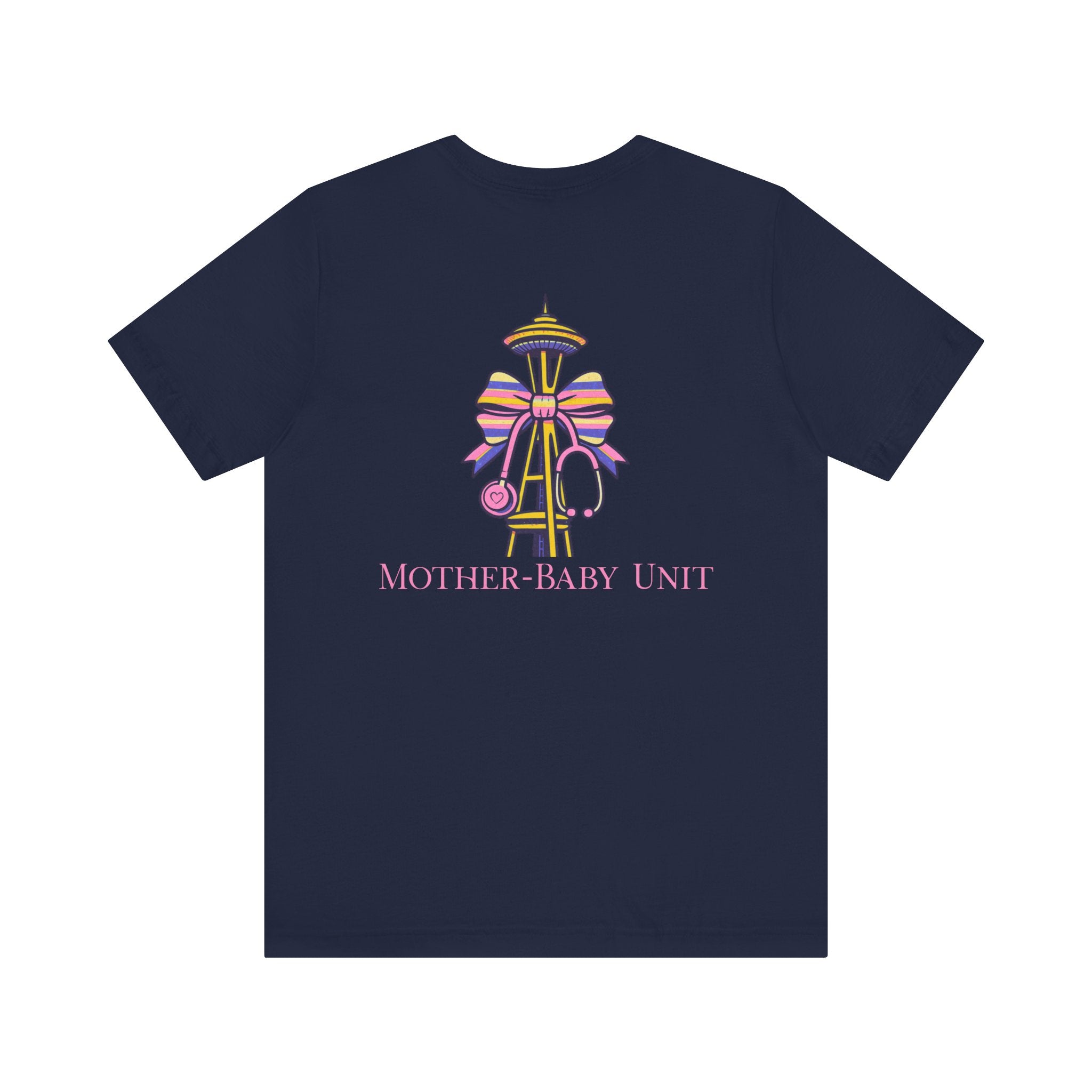 Mother-Baby/Parent-Baby/Postpartum Tee with Space Needle